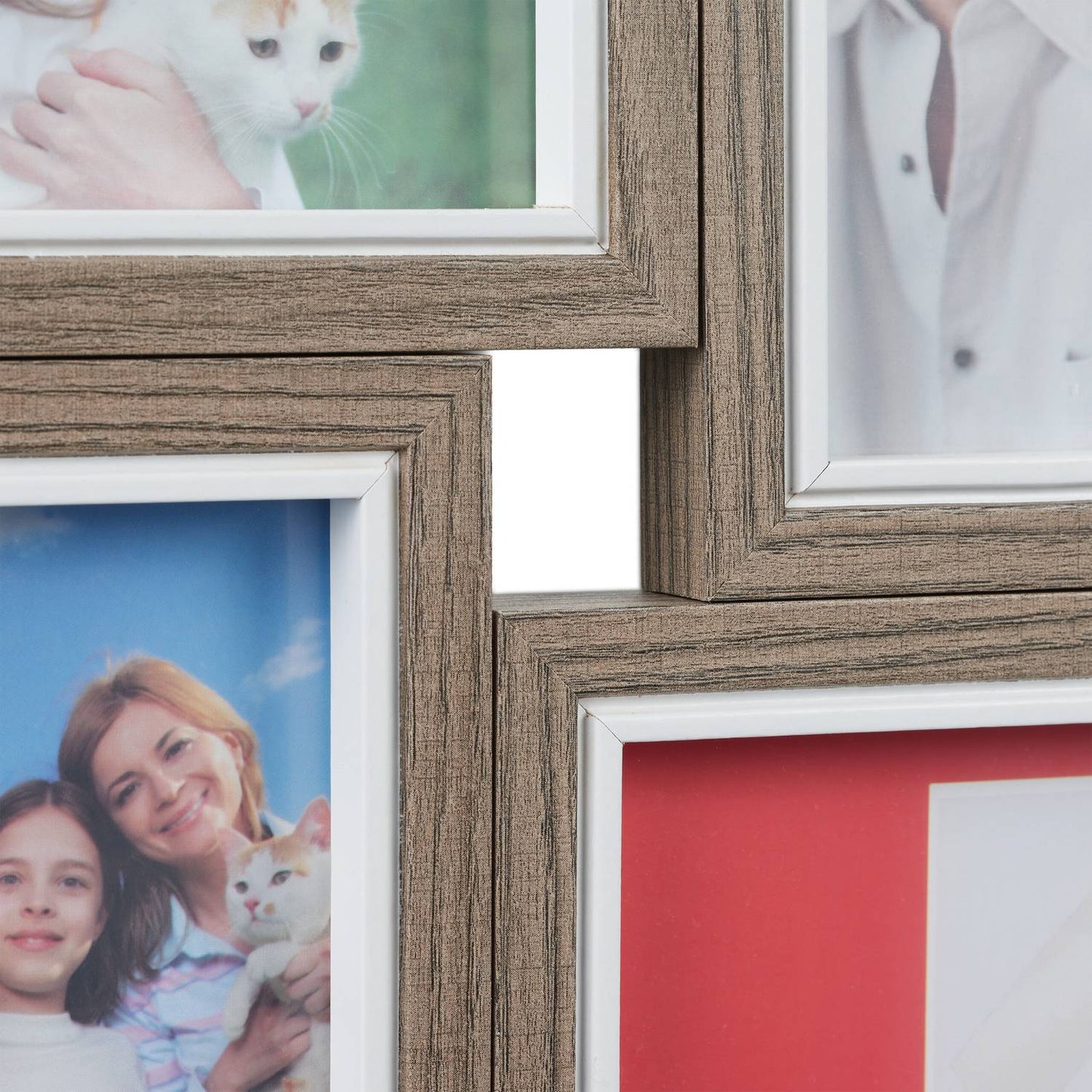 Photo frame with collage for 24 photos