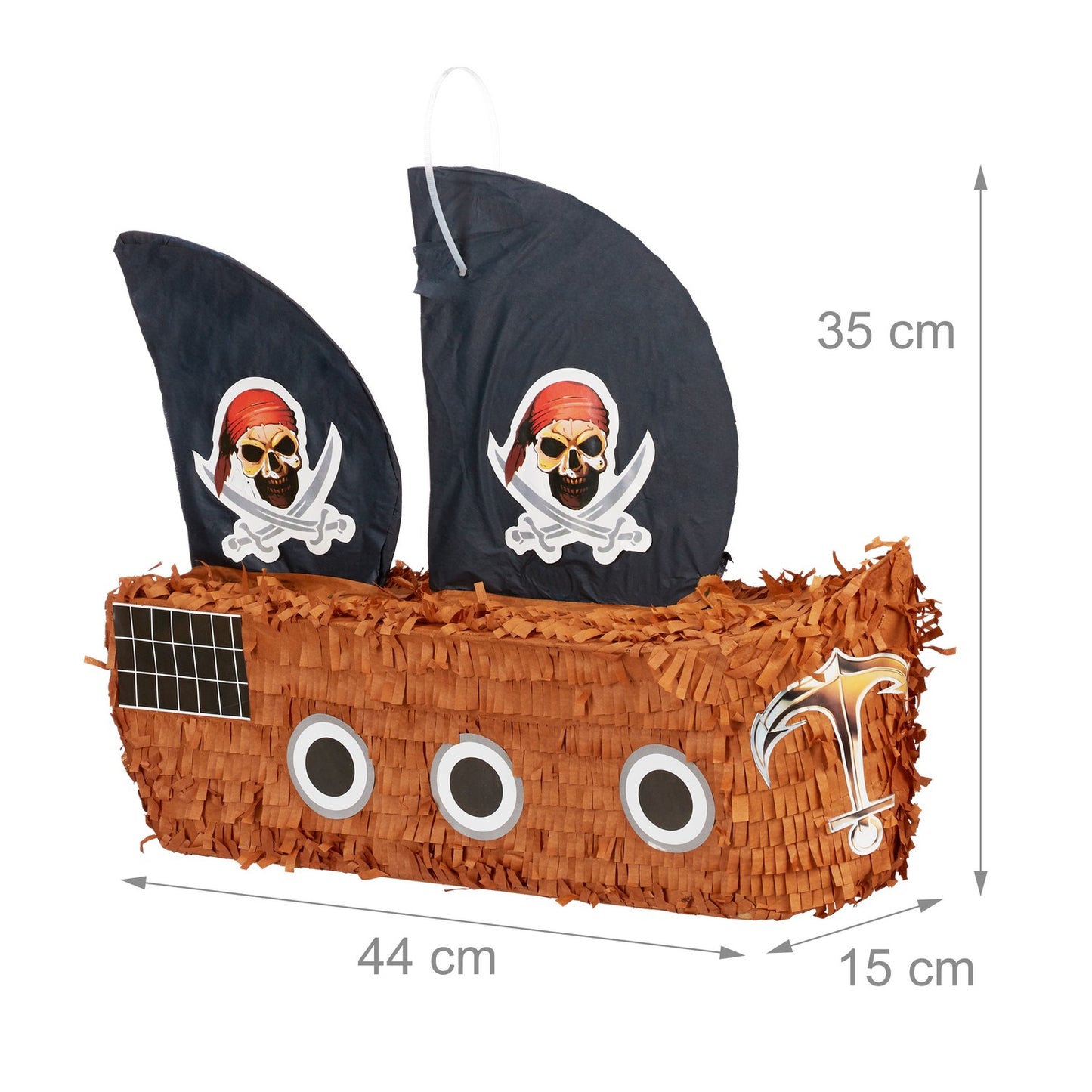 Piñata pirate ship