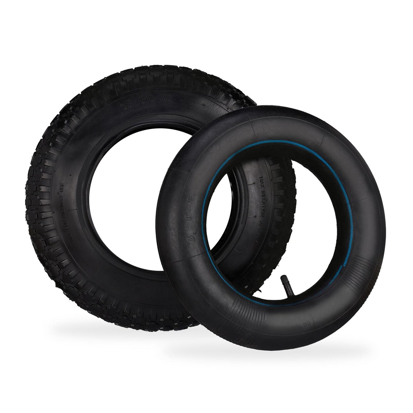 Pick-up truck tire 3.50-8 with inner tube