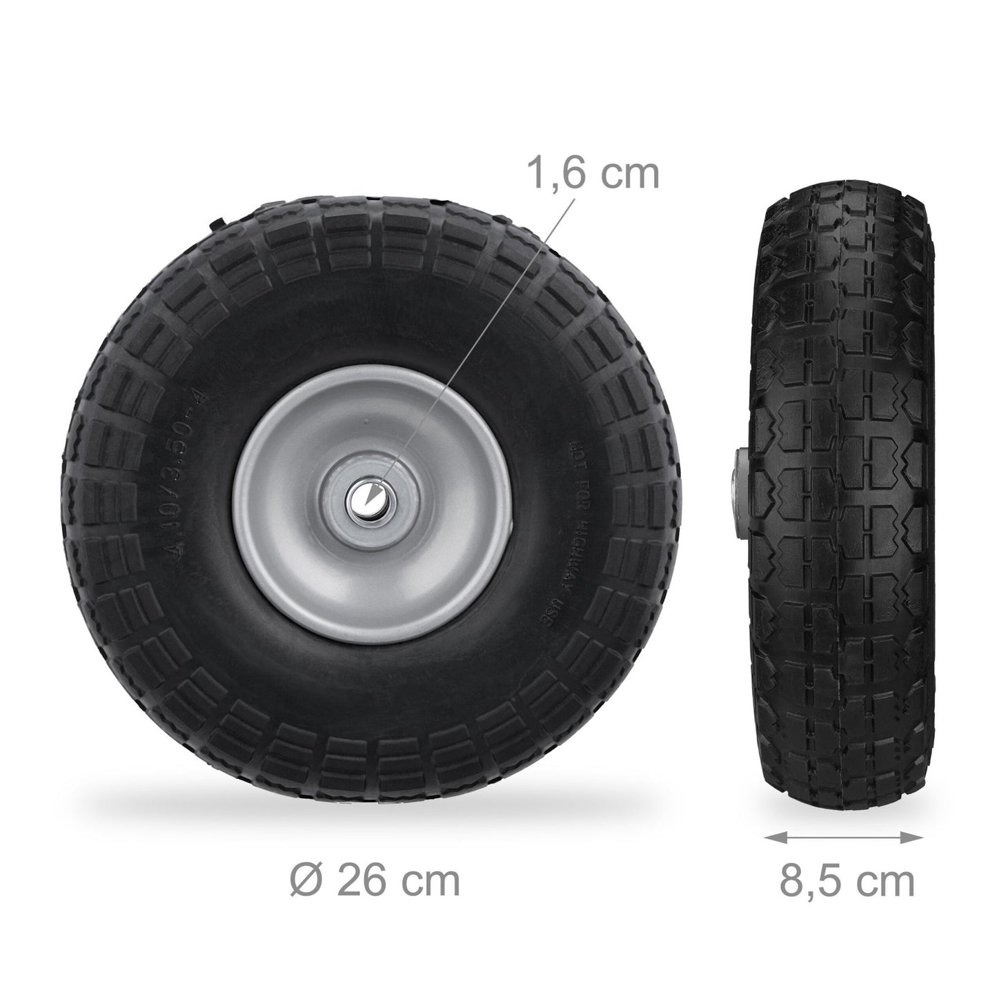 Pick-up wheel PU in set of 4