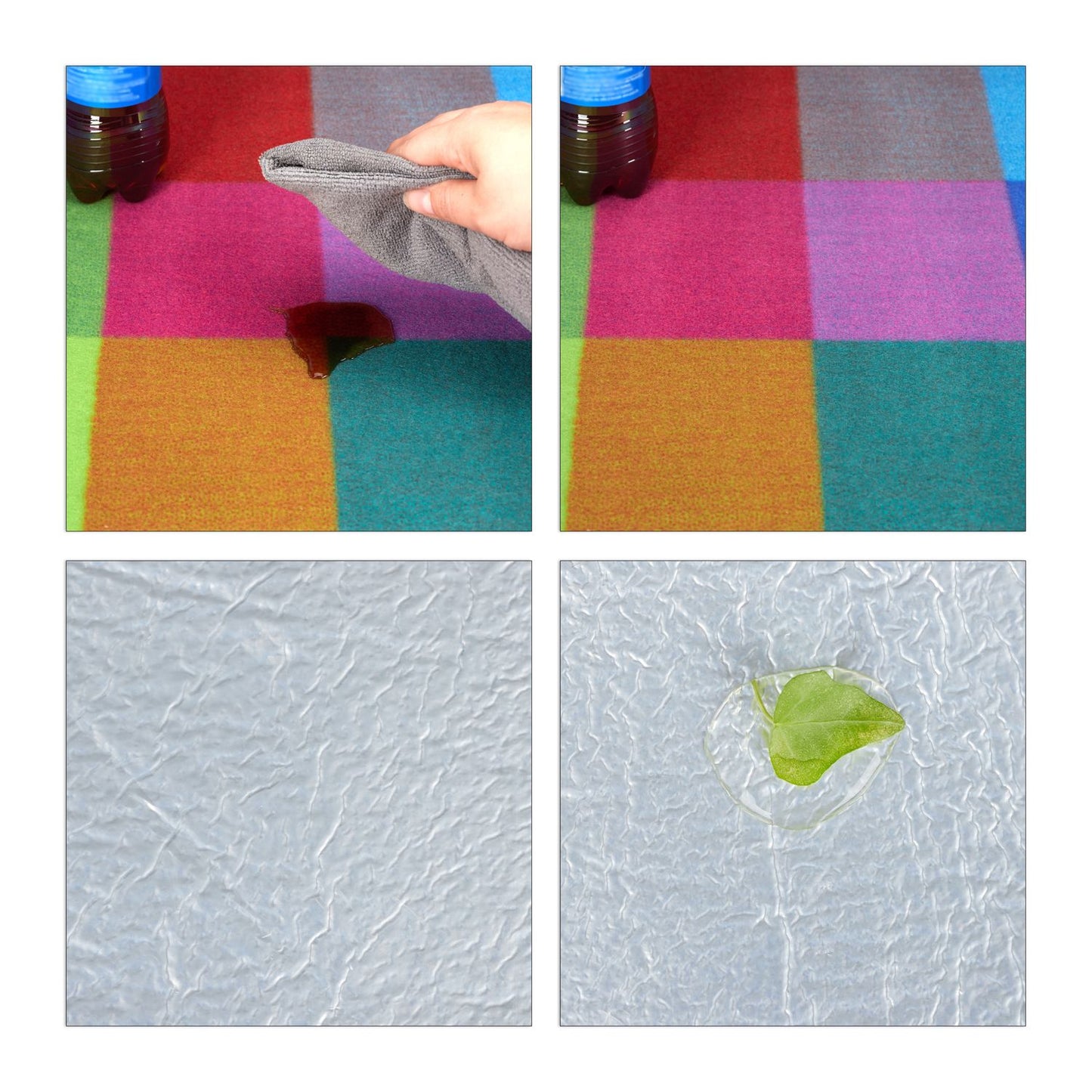 Picnic blanket 200 x 200 cm checkered