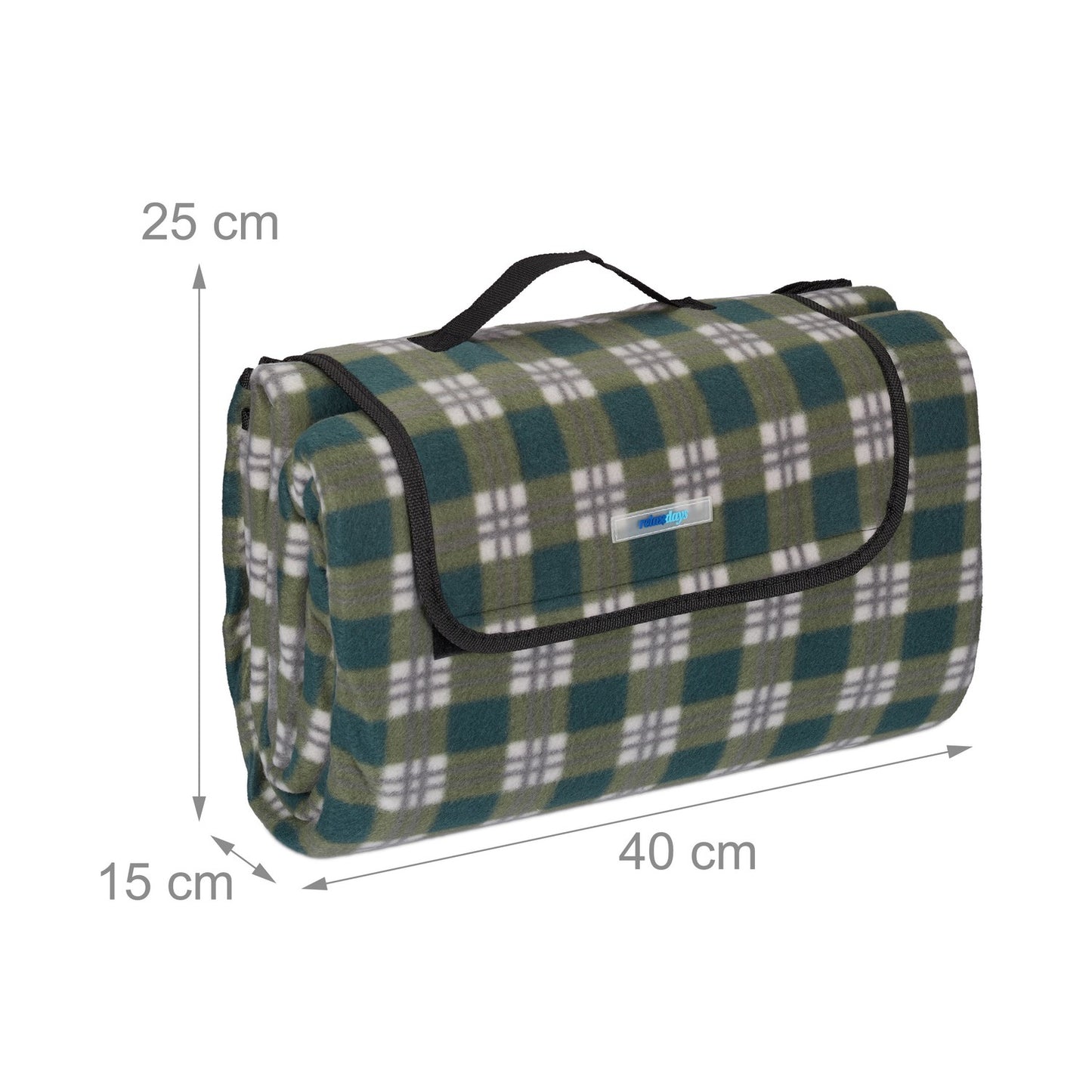 Picnic blanket 200 x 200 cm checkered