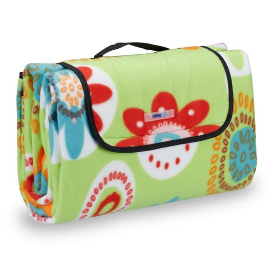 Picnic blanket 200 x 200 cm floral