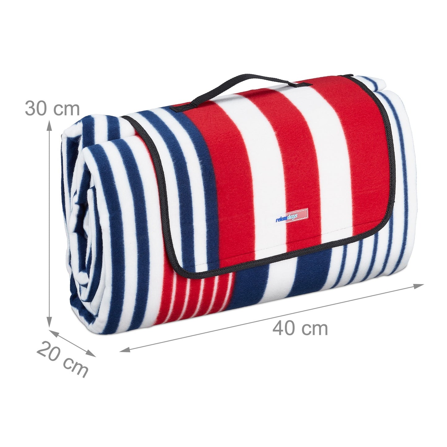 Picnic blanket 300 x 200 cm striped