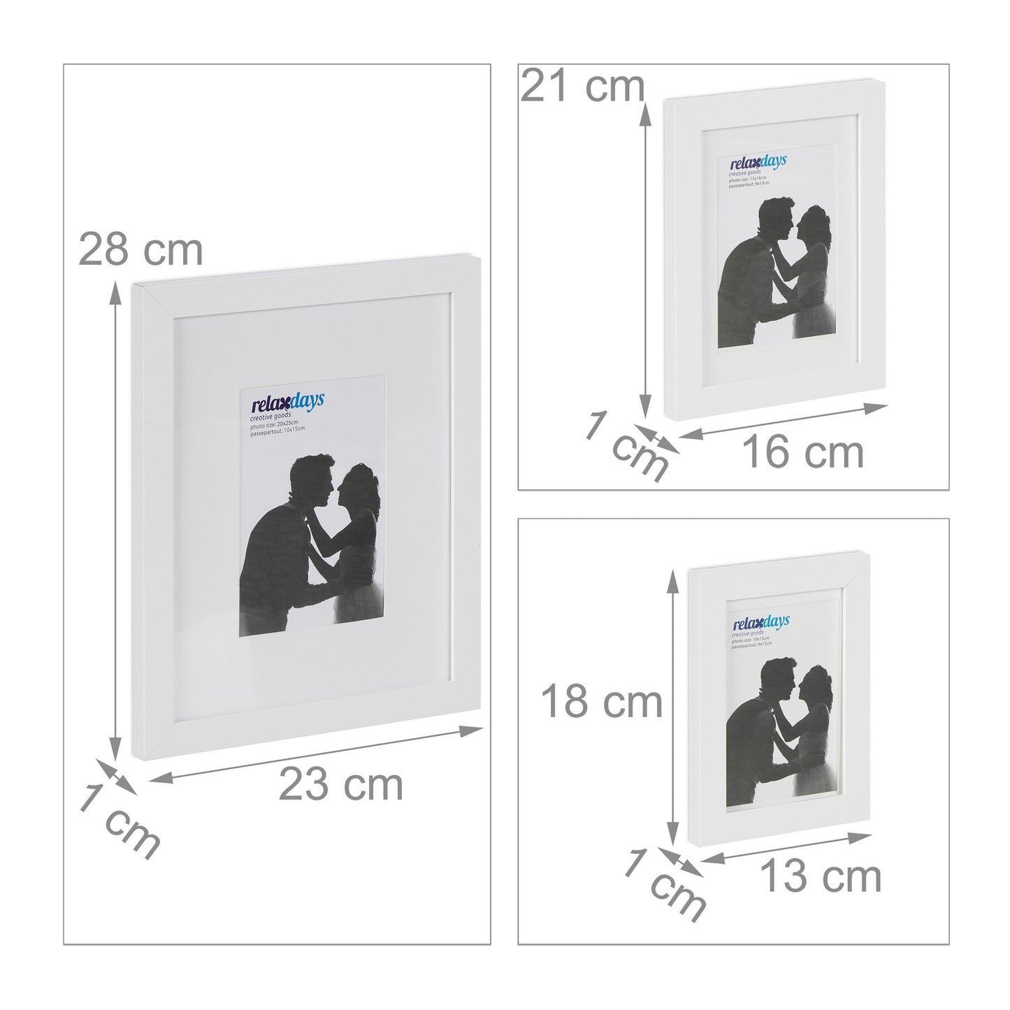 Picture frame set of 10