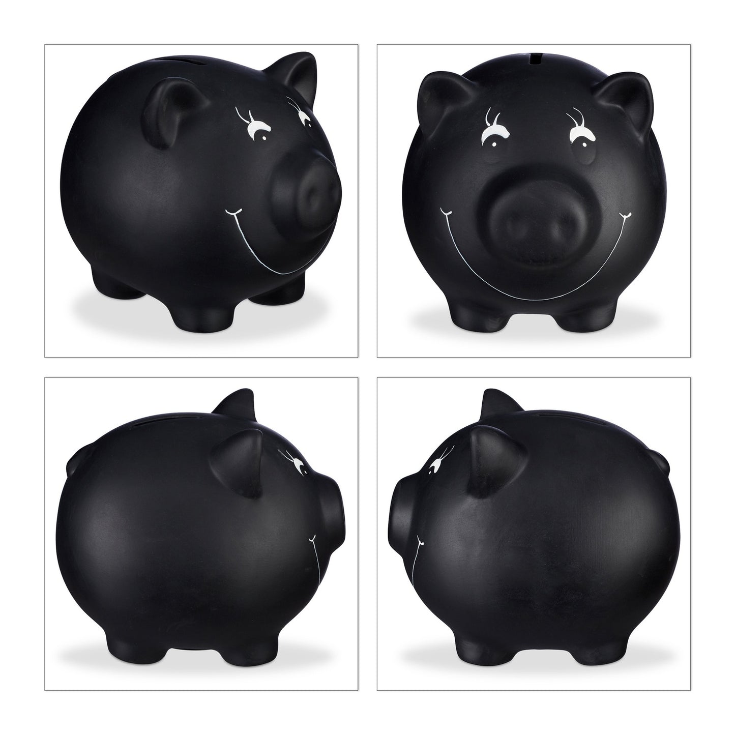 Piggy bank for labeling