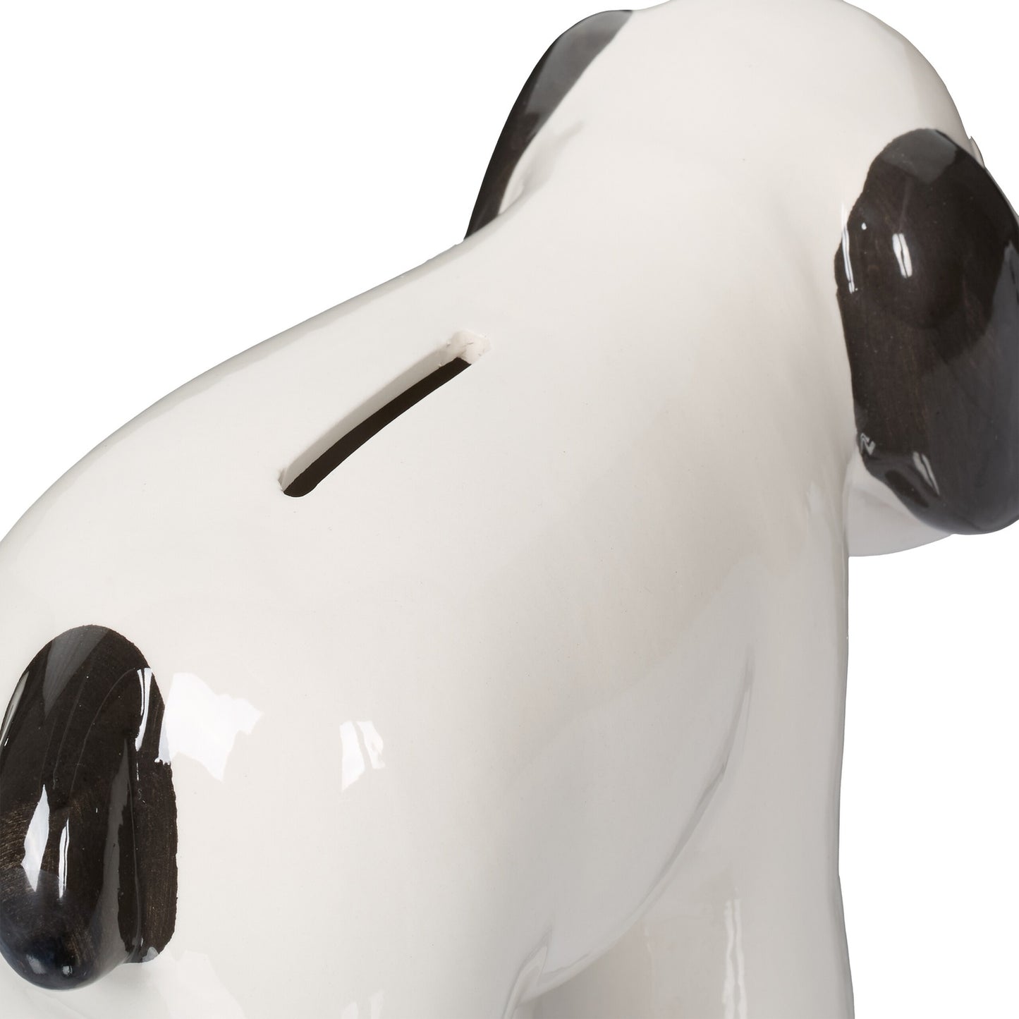 Piggy bank in ceramic dog