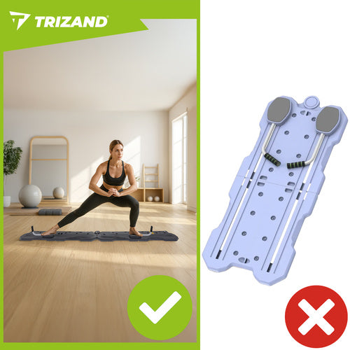Pilates Board with Counter, Non-Slip, Home Fitness
