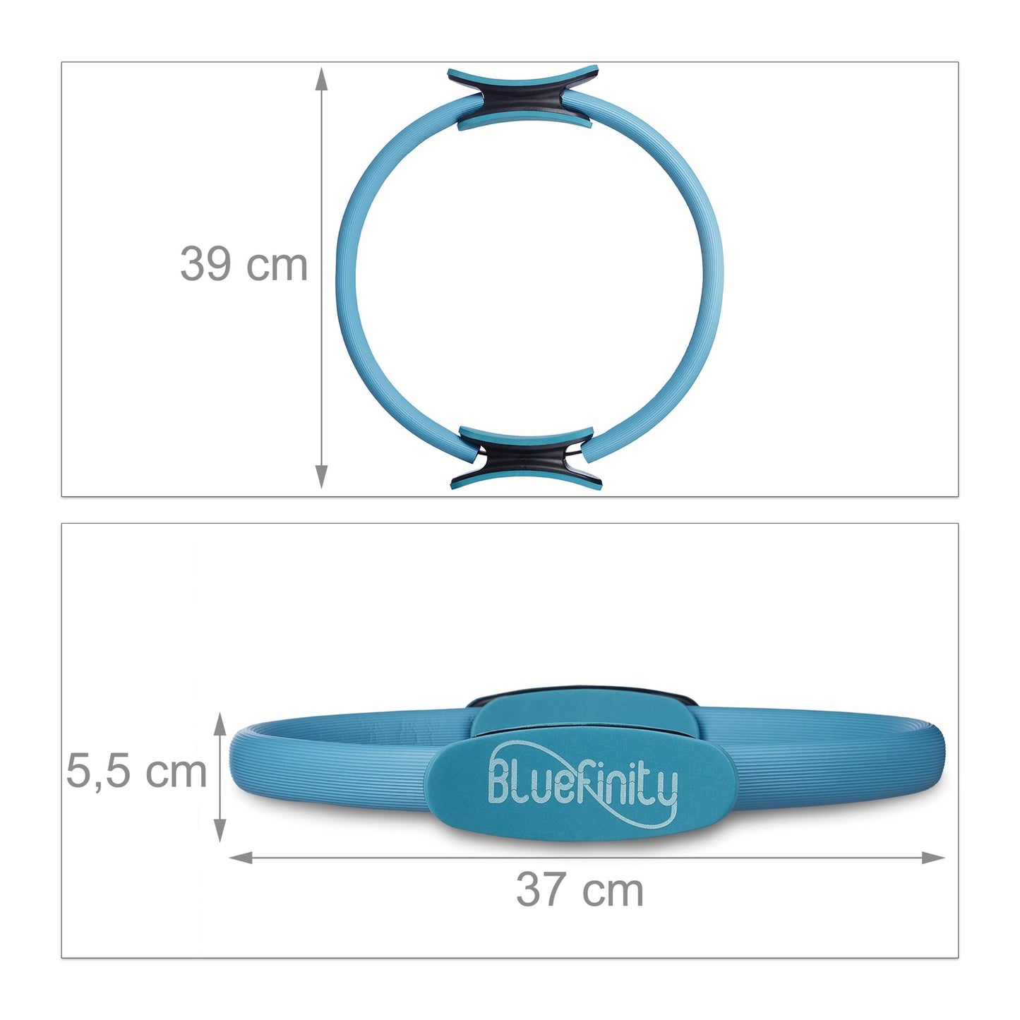 Pilates ring with band