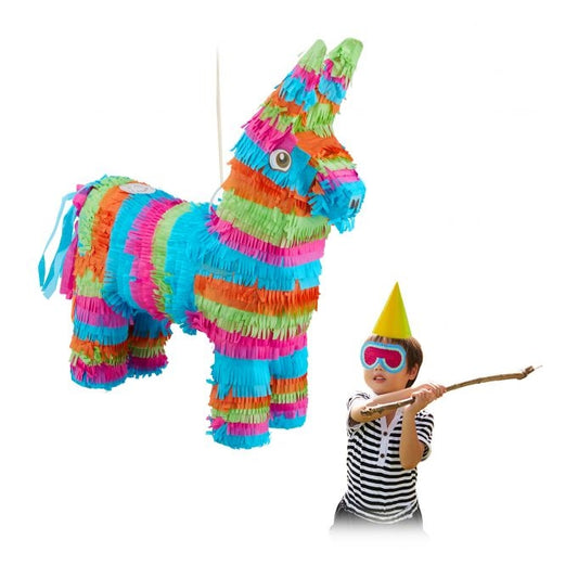 Pinata donkey multicolored