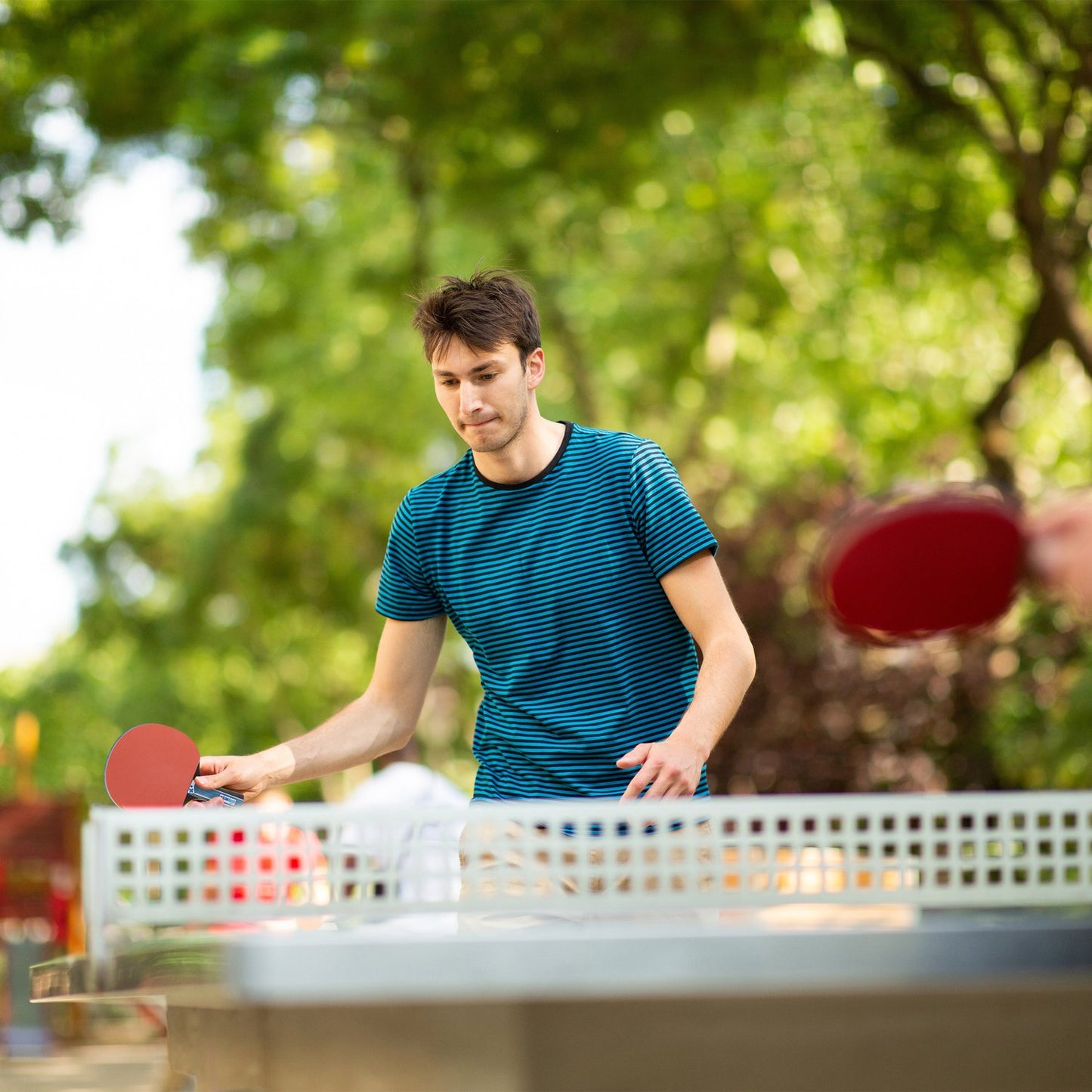 Ping pong racket set with net
