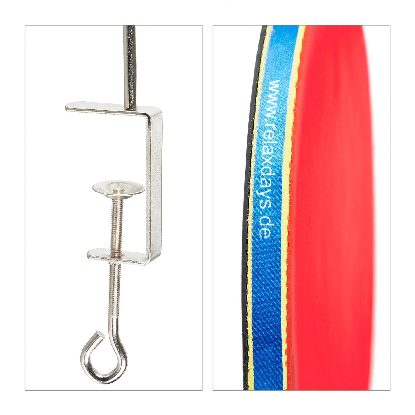 Ping pong racket set with net