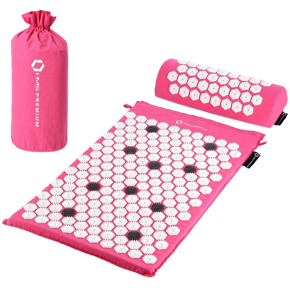 Pink Acupressure Mat Set – Includes Mat and Pillow