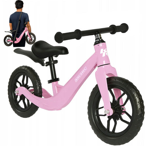 Pink Balance Bike for Kids, Lightweight and Durable