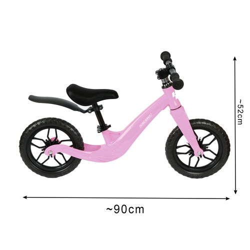 Pink Balance Bike for Kids, Lightweight and Durable