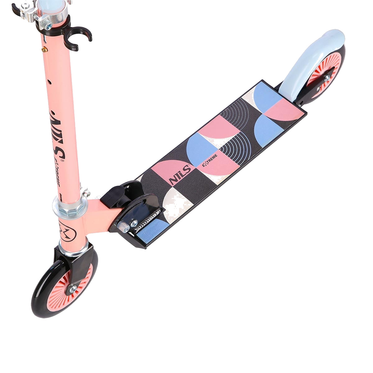 Pink-Blue Kids Scooter, Adjustable Height
