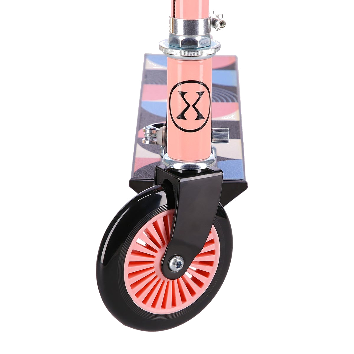 Pink-Blue Kids Scooter, Adjustable Height