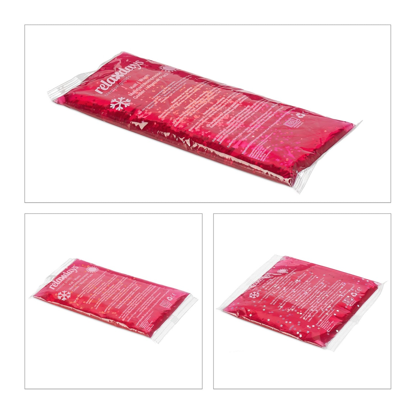 Pink Cooling Pads in a Set of 8