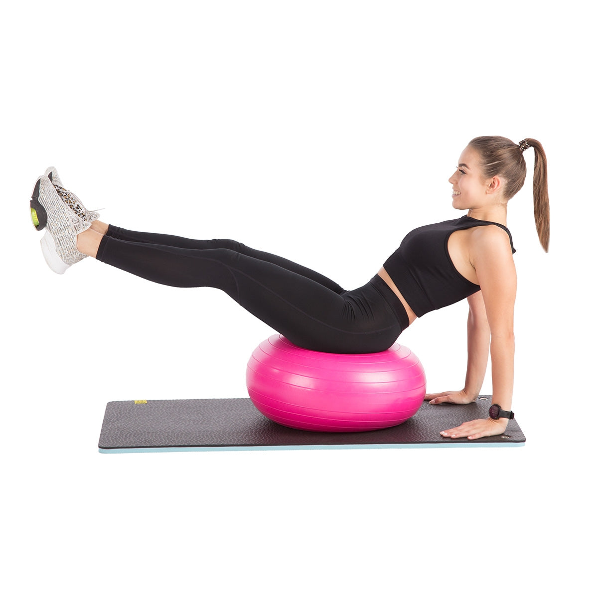 Pink Gymnastic Donut Ball – Durable, 65cm