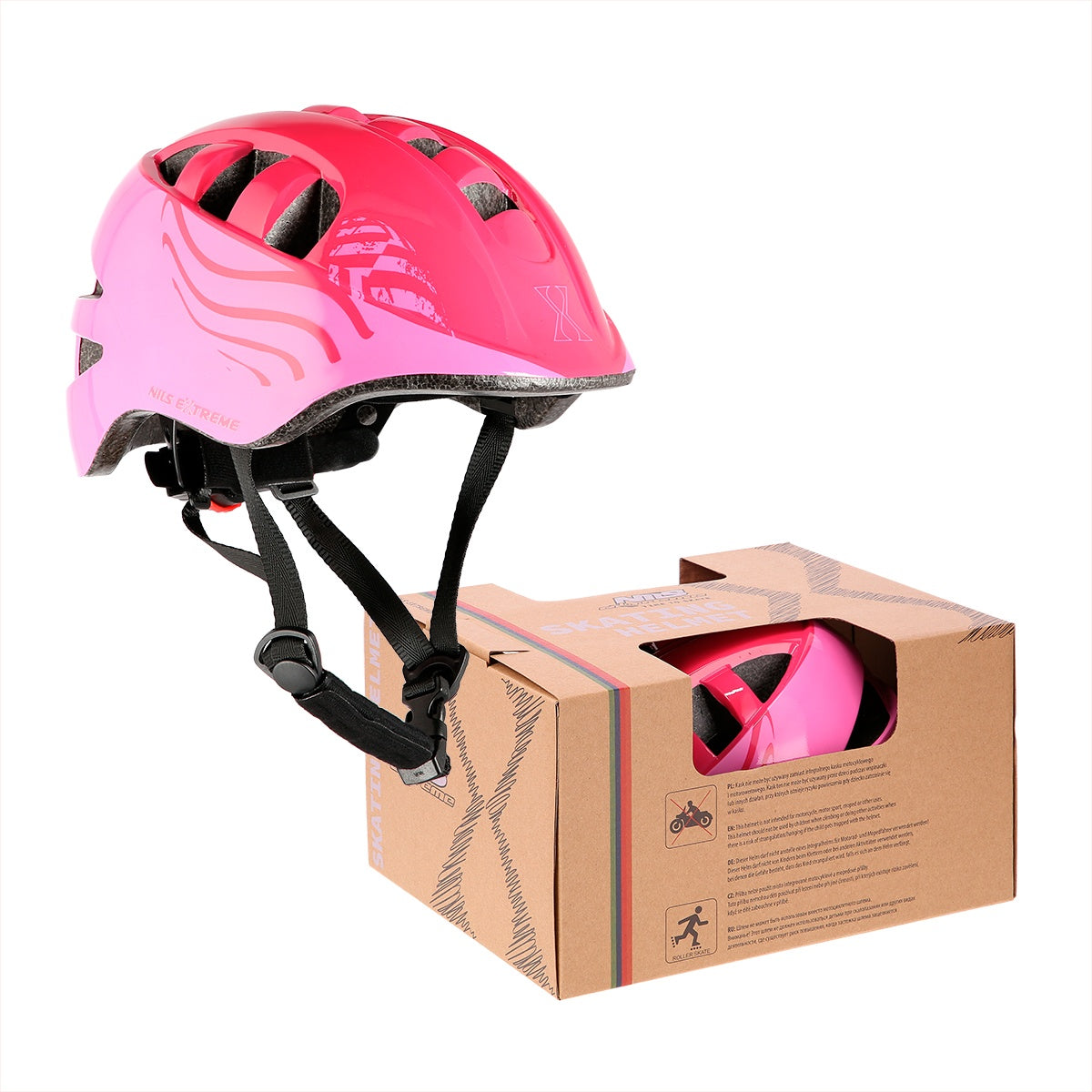 Pink Helmet, Size S (52-56cm)