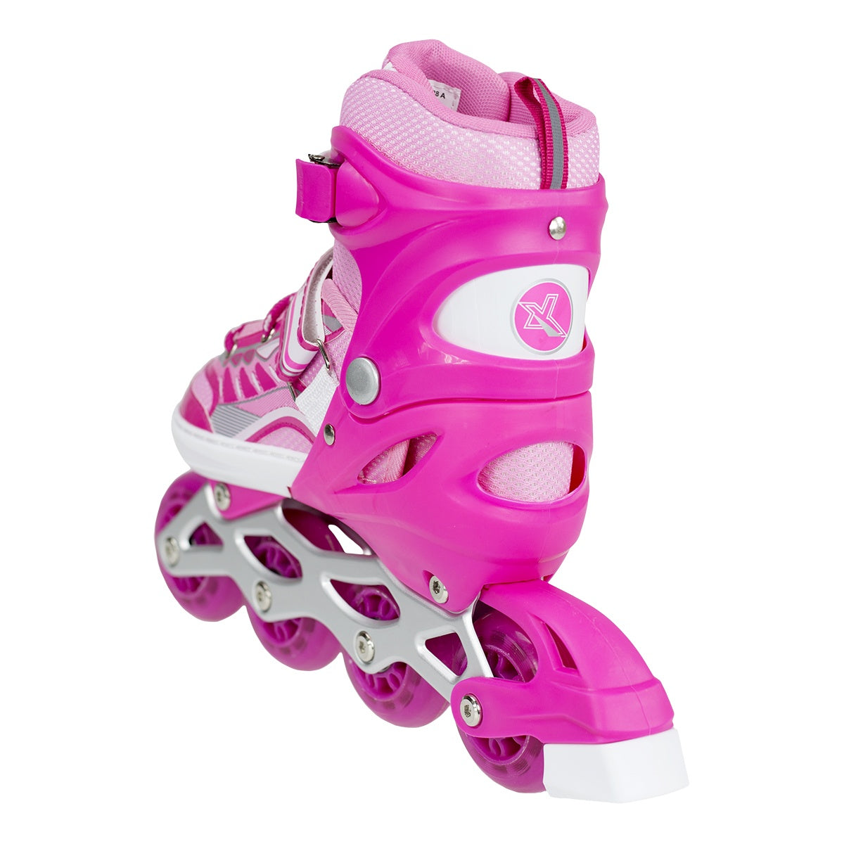 Pink In-Line Skates, Size L – Adjustable Fit