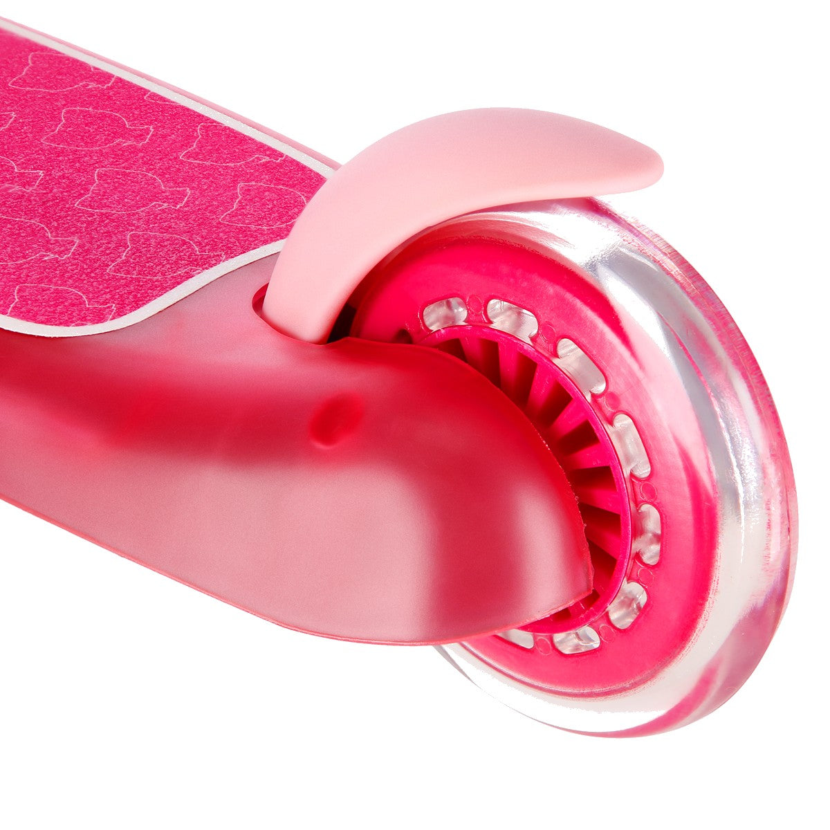 Pink Kids Scooter with Adjustable Handlebar