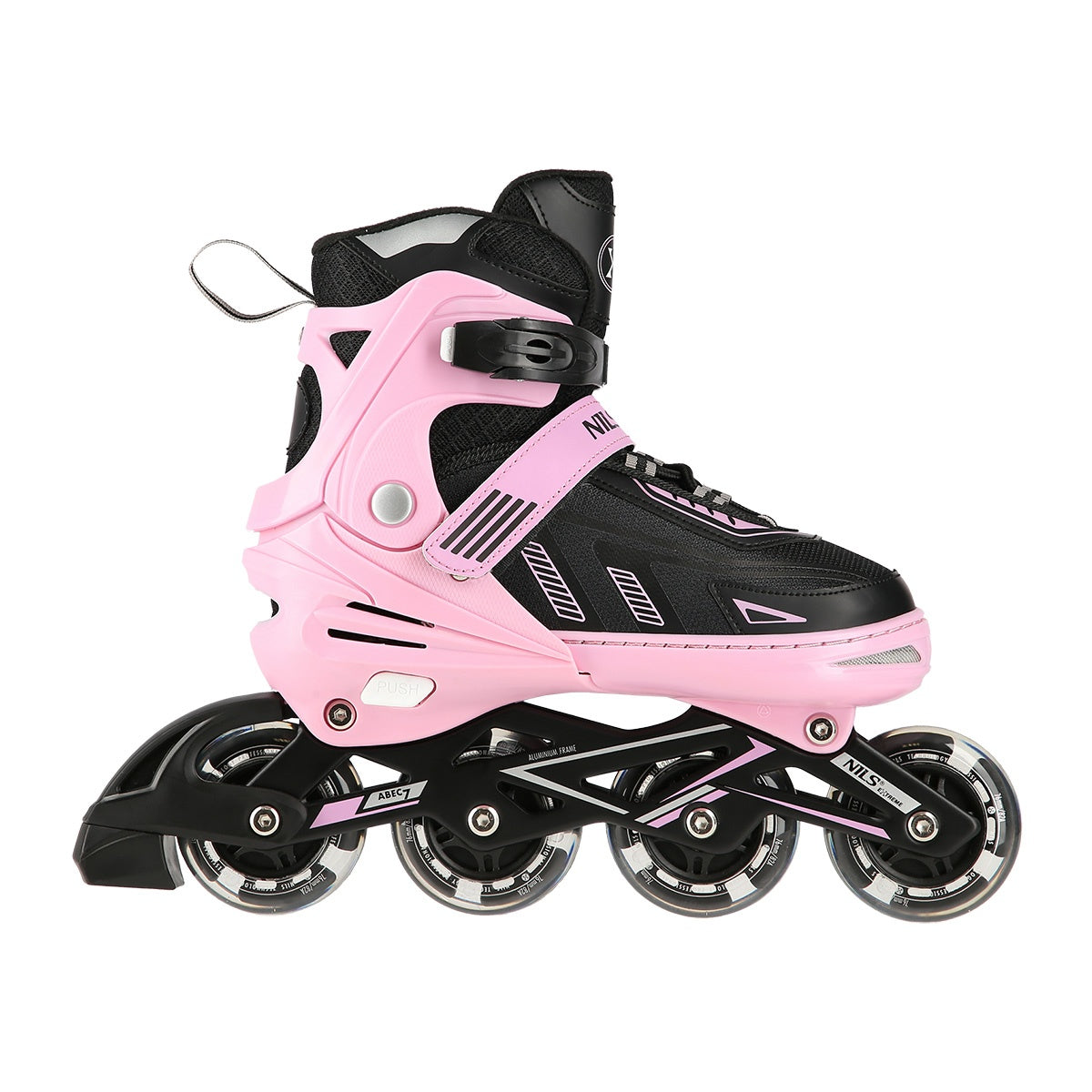 Pink LED Inline Skates, Size L (39-42)