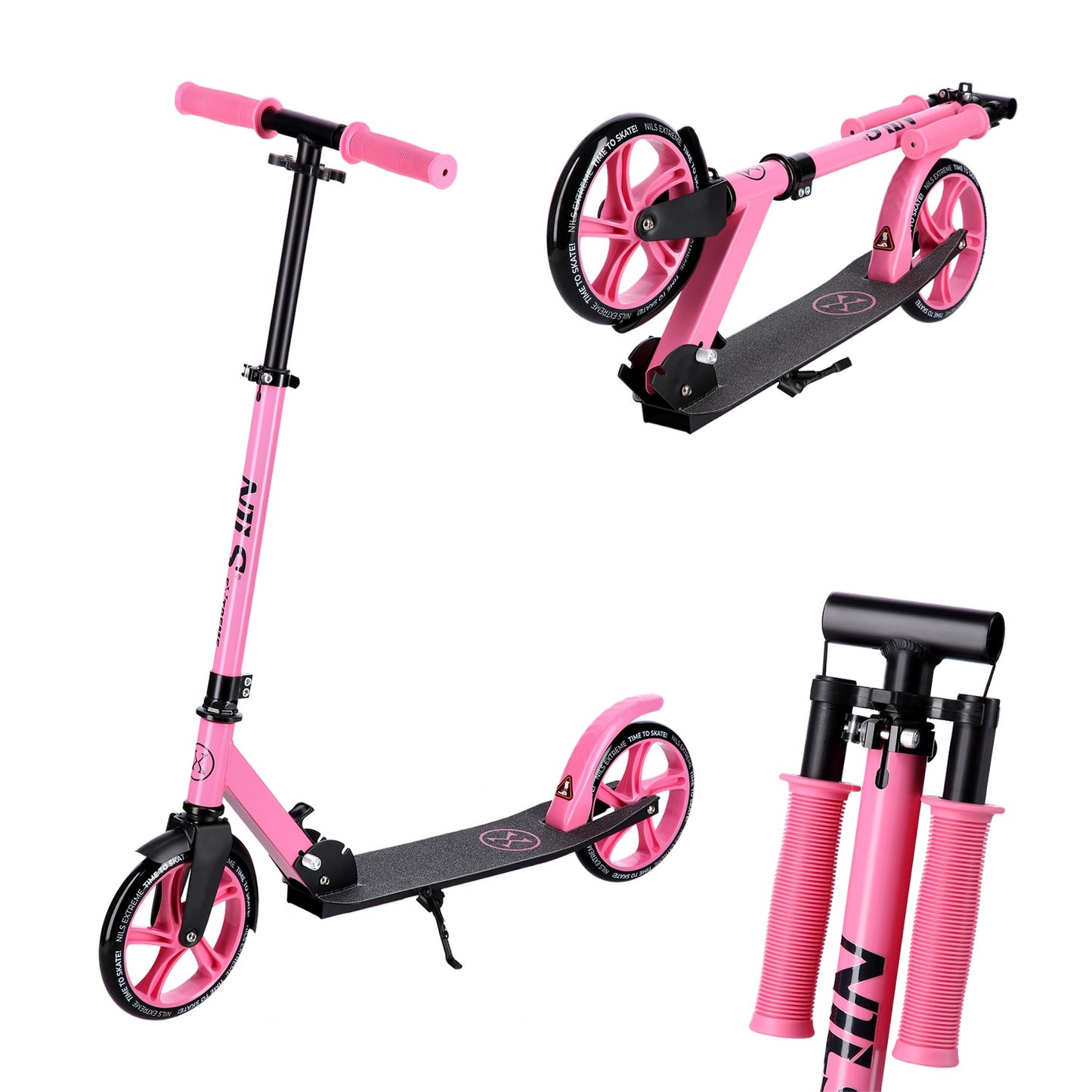 Pink Scooter for Kids – Adjustable Height, Lightweight