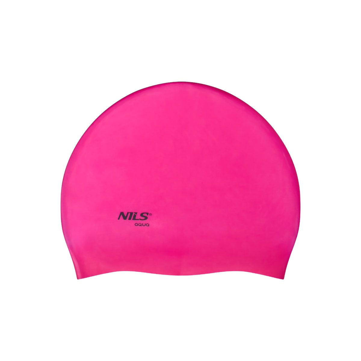 Pink Silicone Swimming Cap – Solid Color
