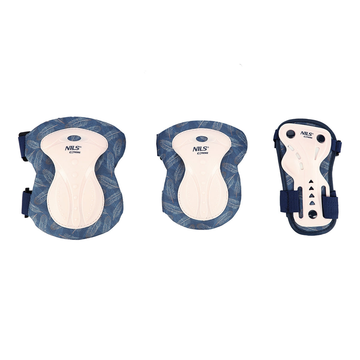 Pink Size L Knee and Elbow Protectors Set