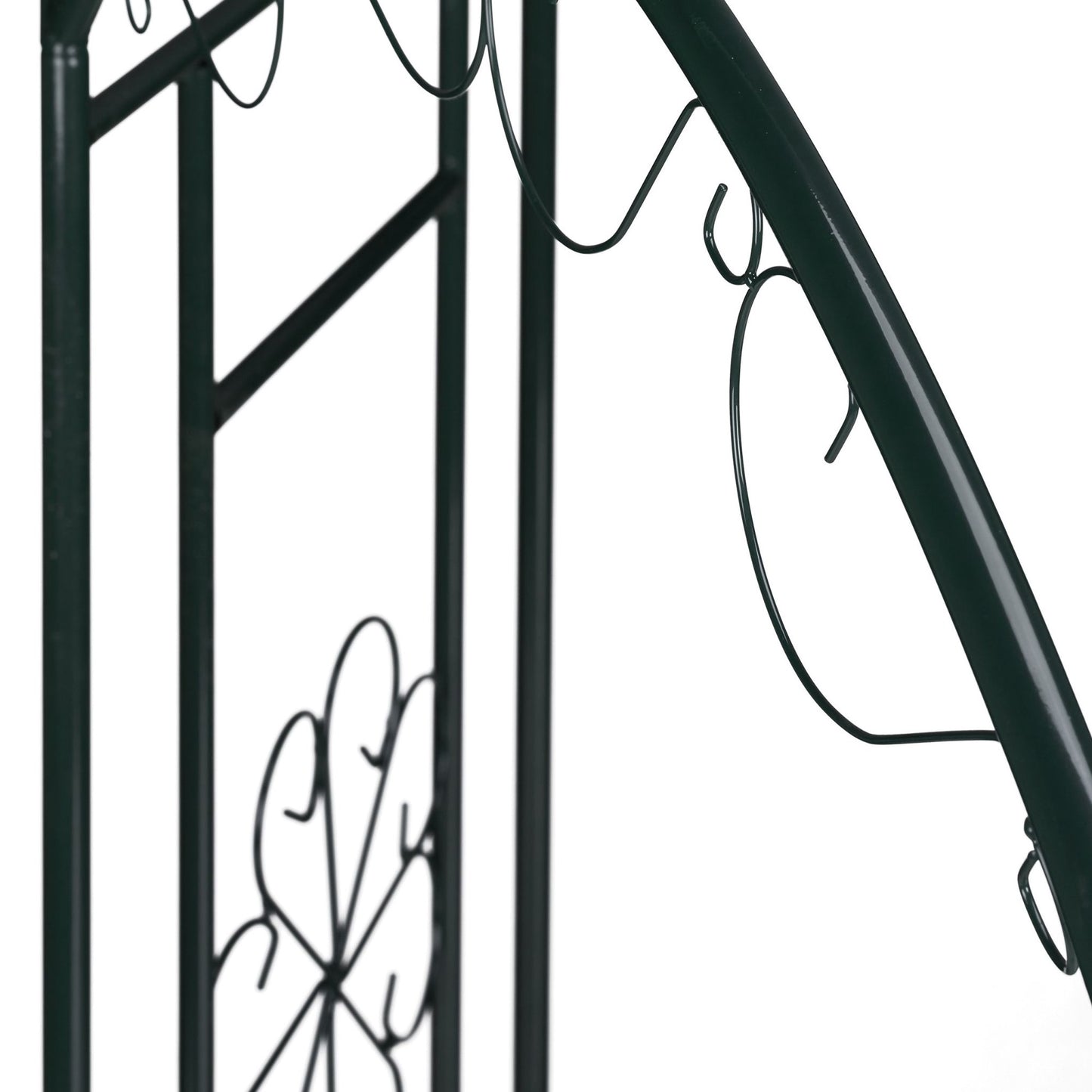 Elegant green finish pavilion, Metal