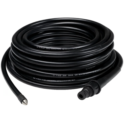 Pipe Cleaning Hose with Adapter, 15m Length