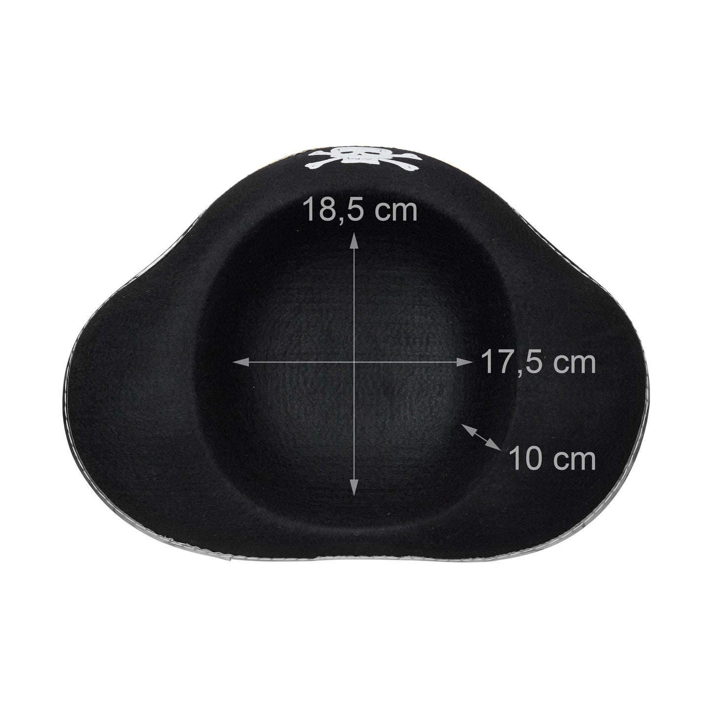 Pirate hat 4-pack