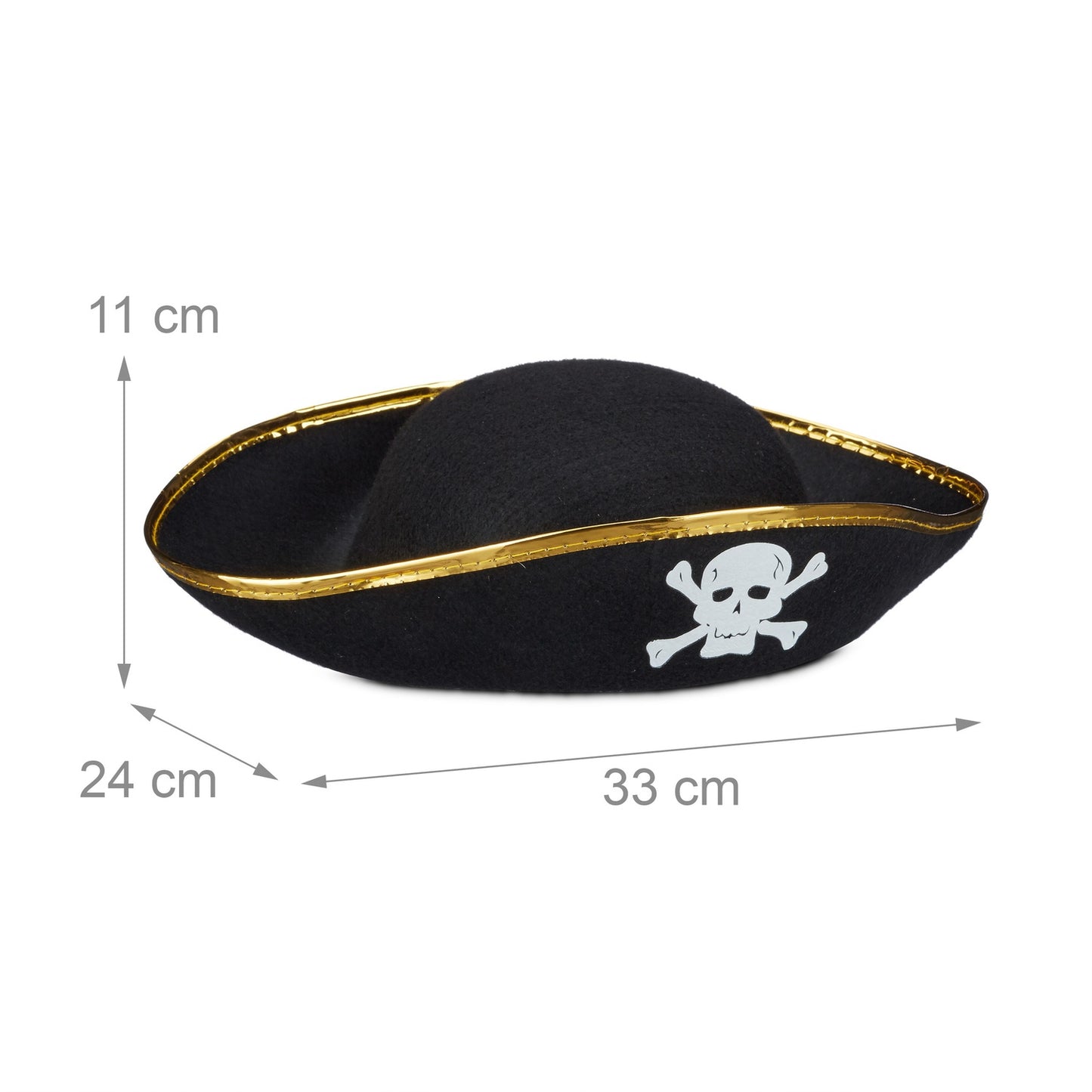 Pirate hat black