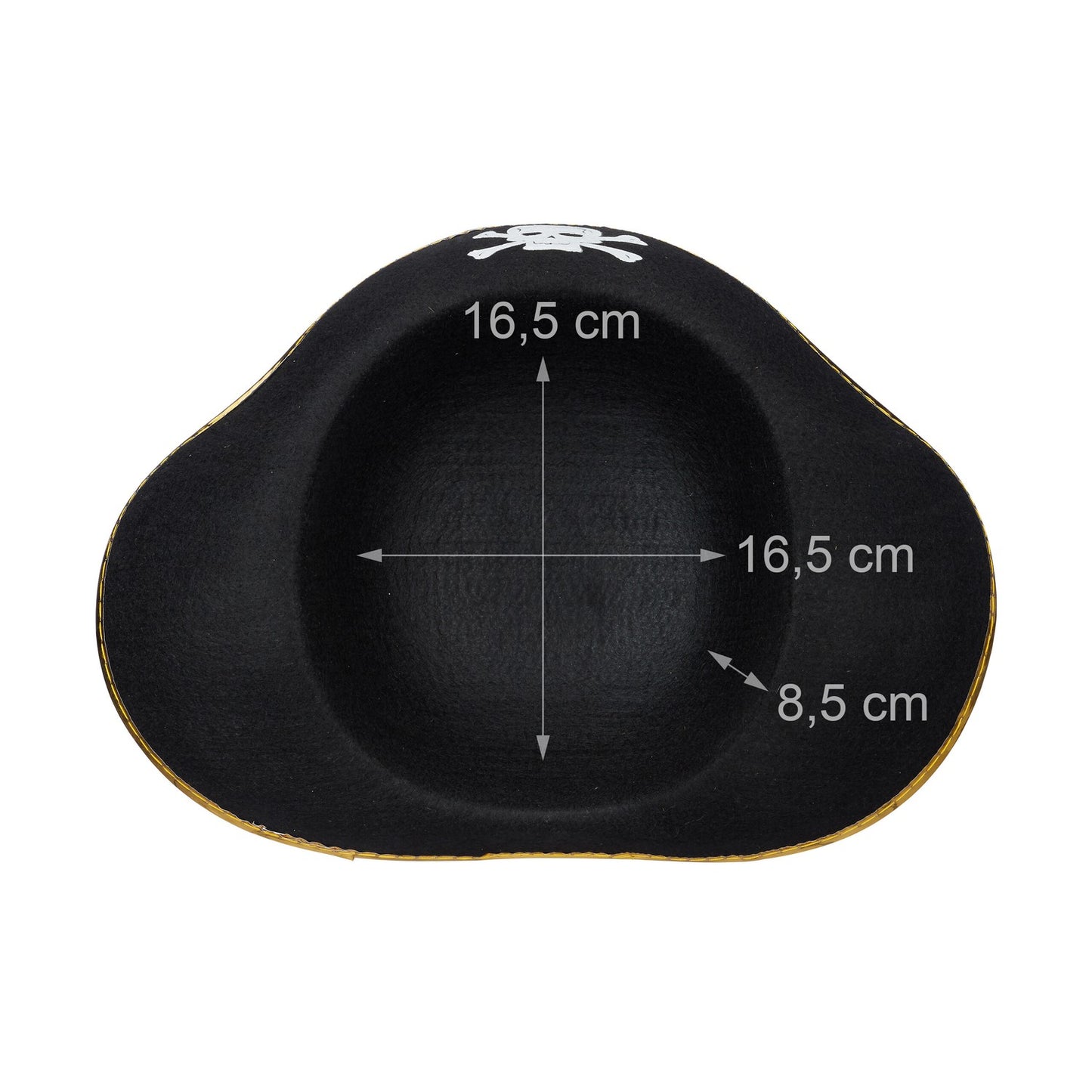 Pirate hat for children, 6-pack