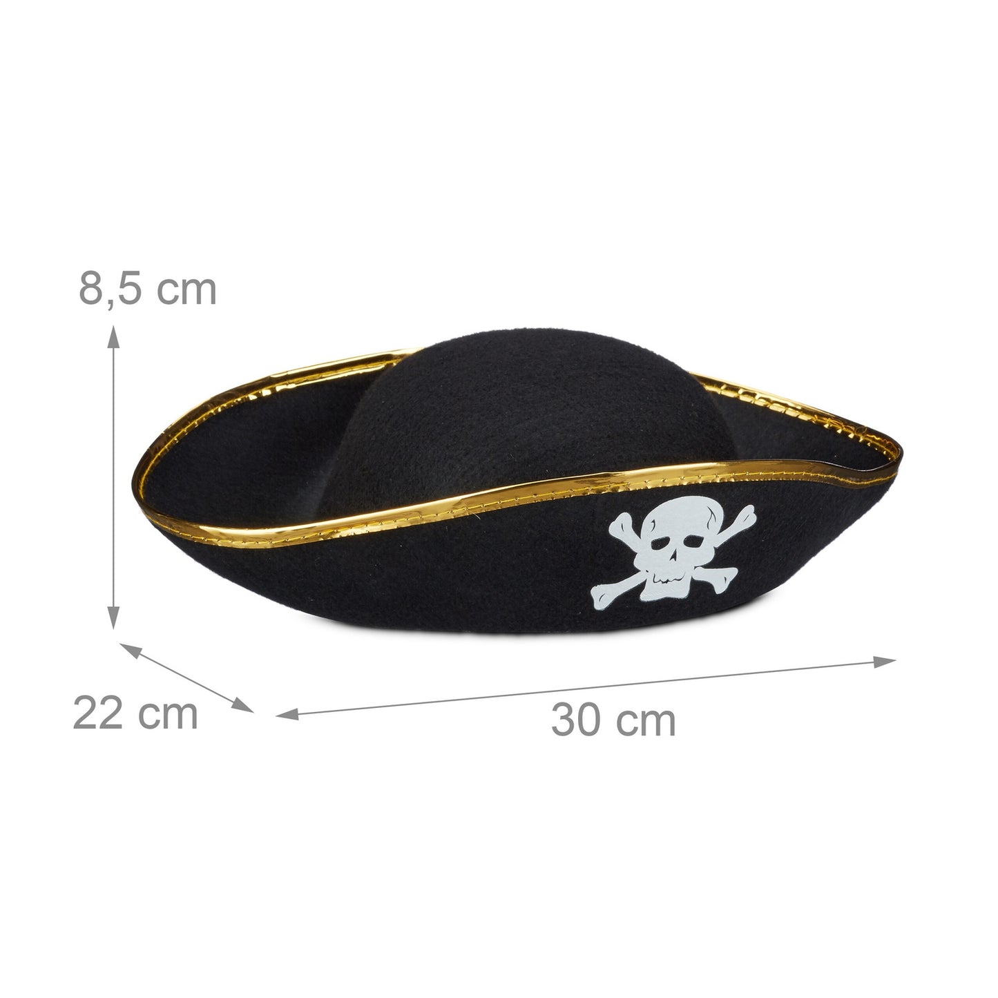 Pirate hat for children, 6-pack