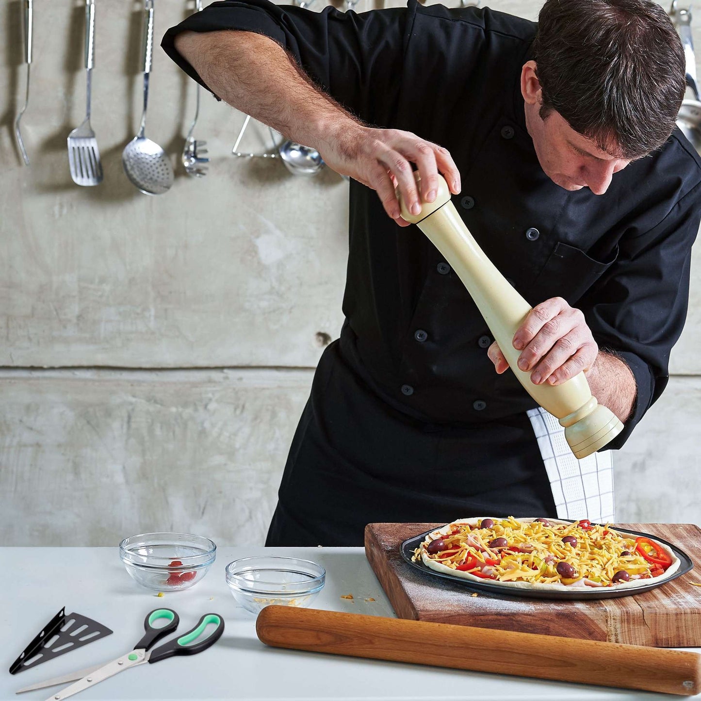 Pizza Scissors and Lifter