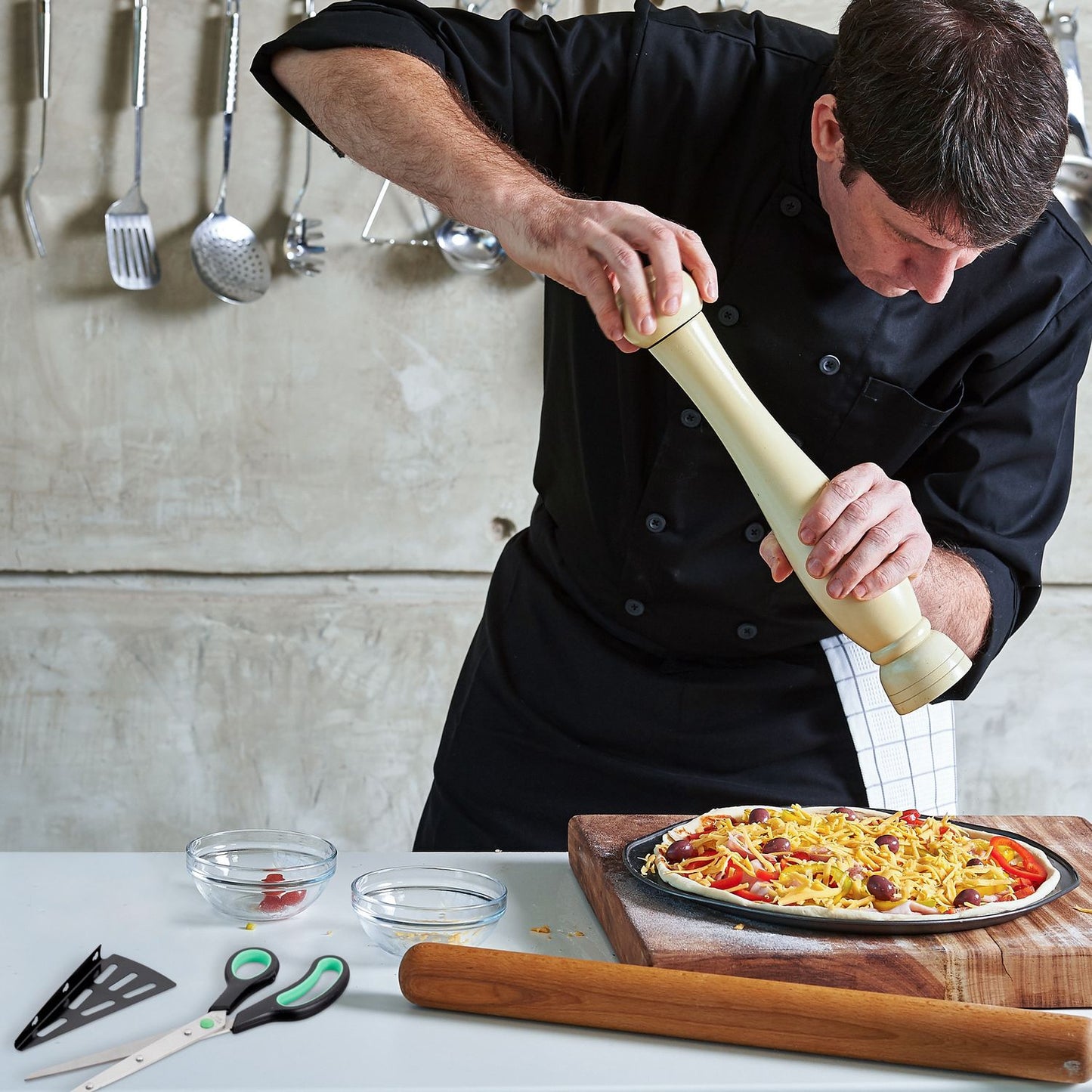 Pizza Scissors and Lifter