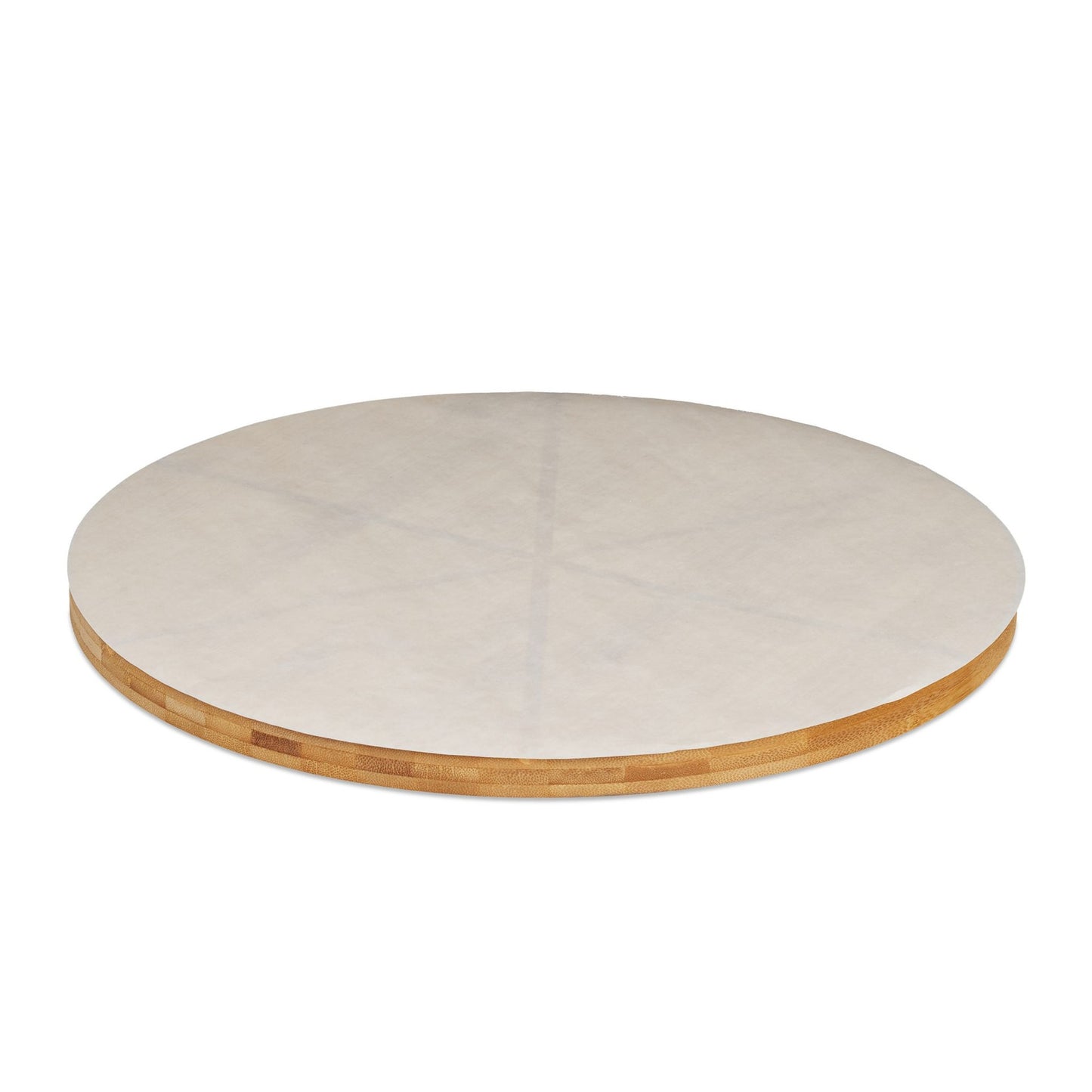 Pizza board in bamboo, 2 pcs, with baking paper
