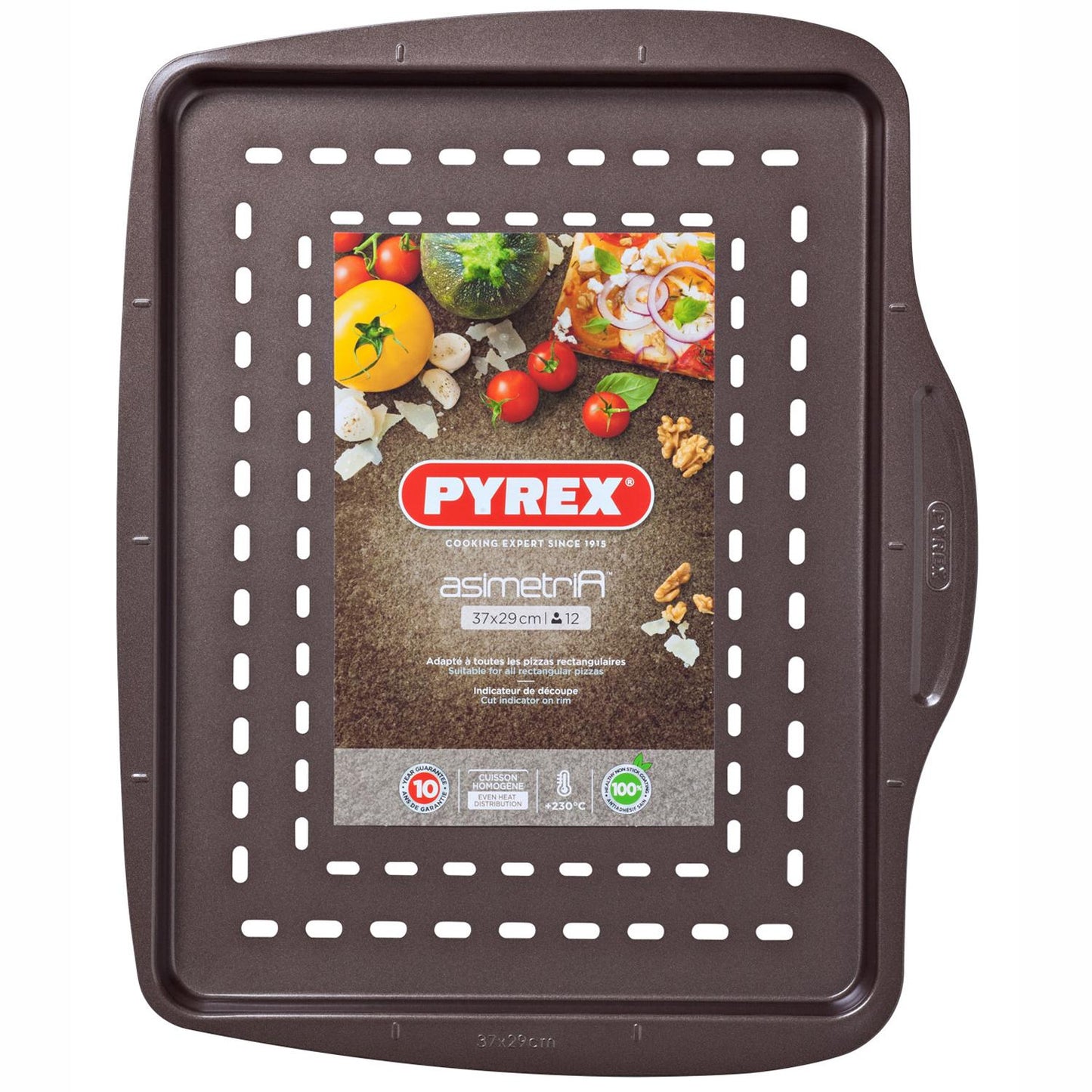 Pizza pan 37x29cm non-stick Asimetria