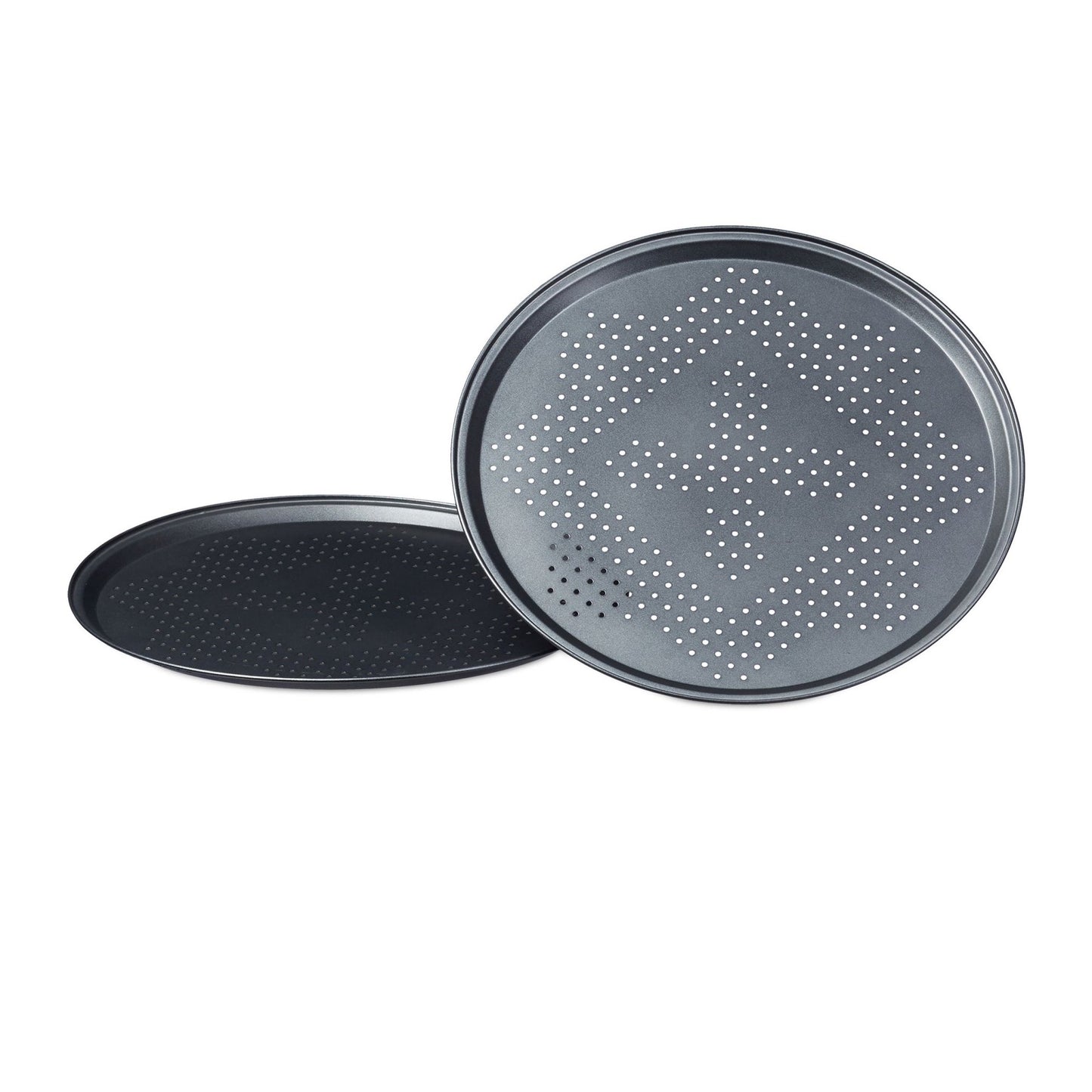 Pizza plate perforated set