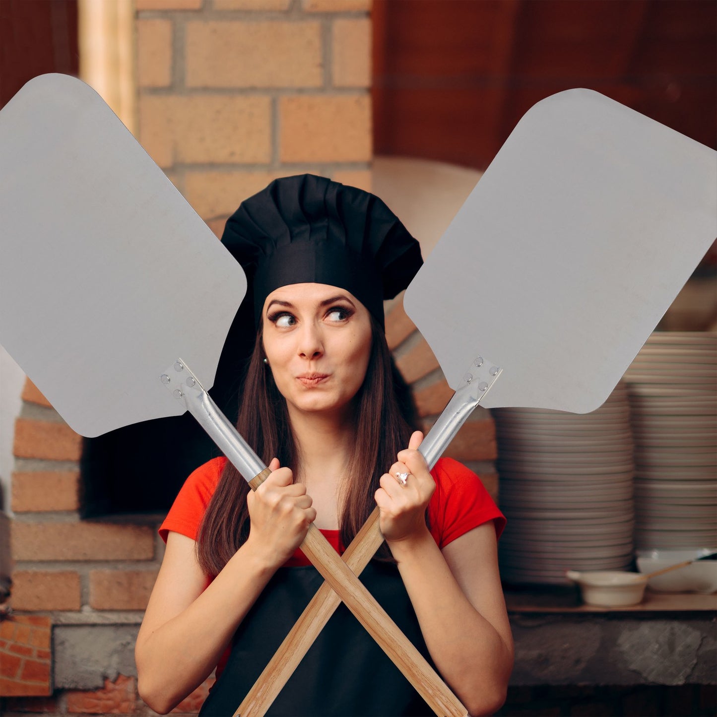 Pizza shovel aluminum