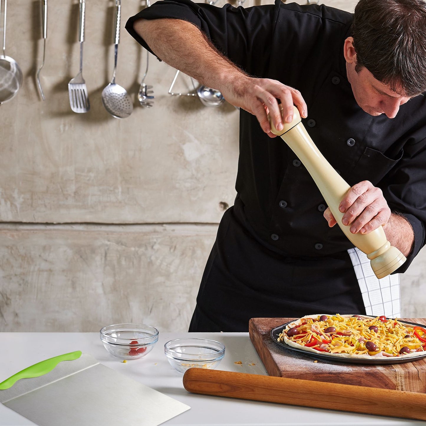 Pizza shovel stainless steel