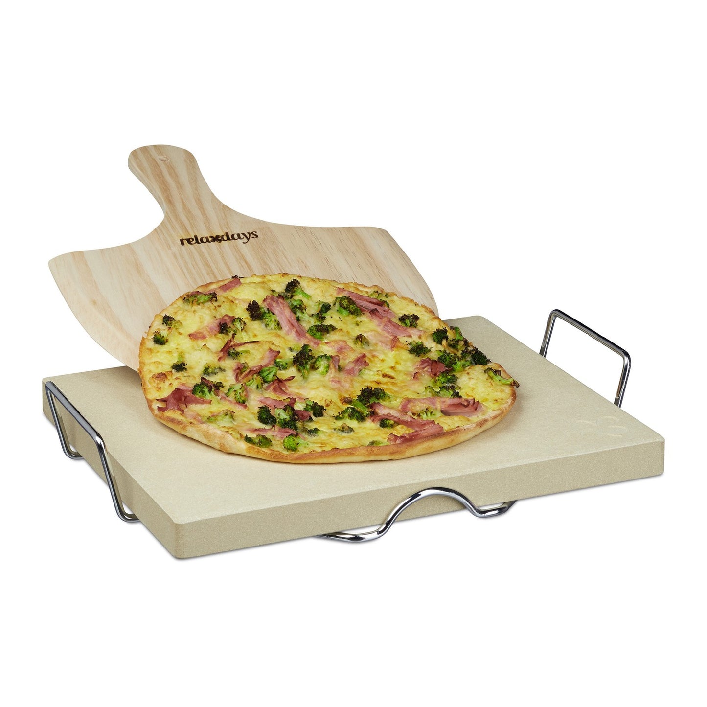 Pizza stone 3 cm in set