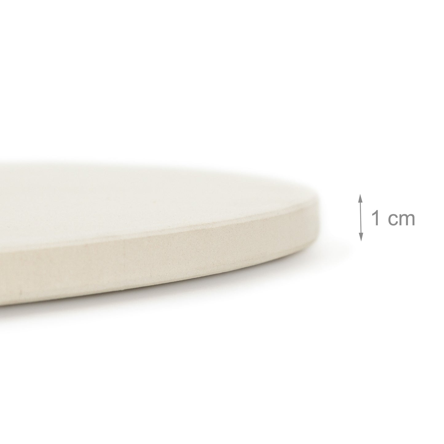 Pizza stone round in cordierite