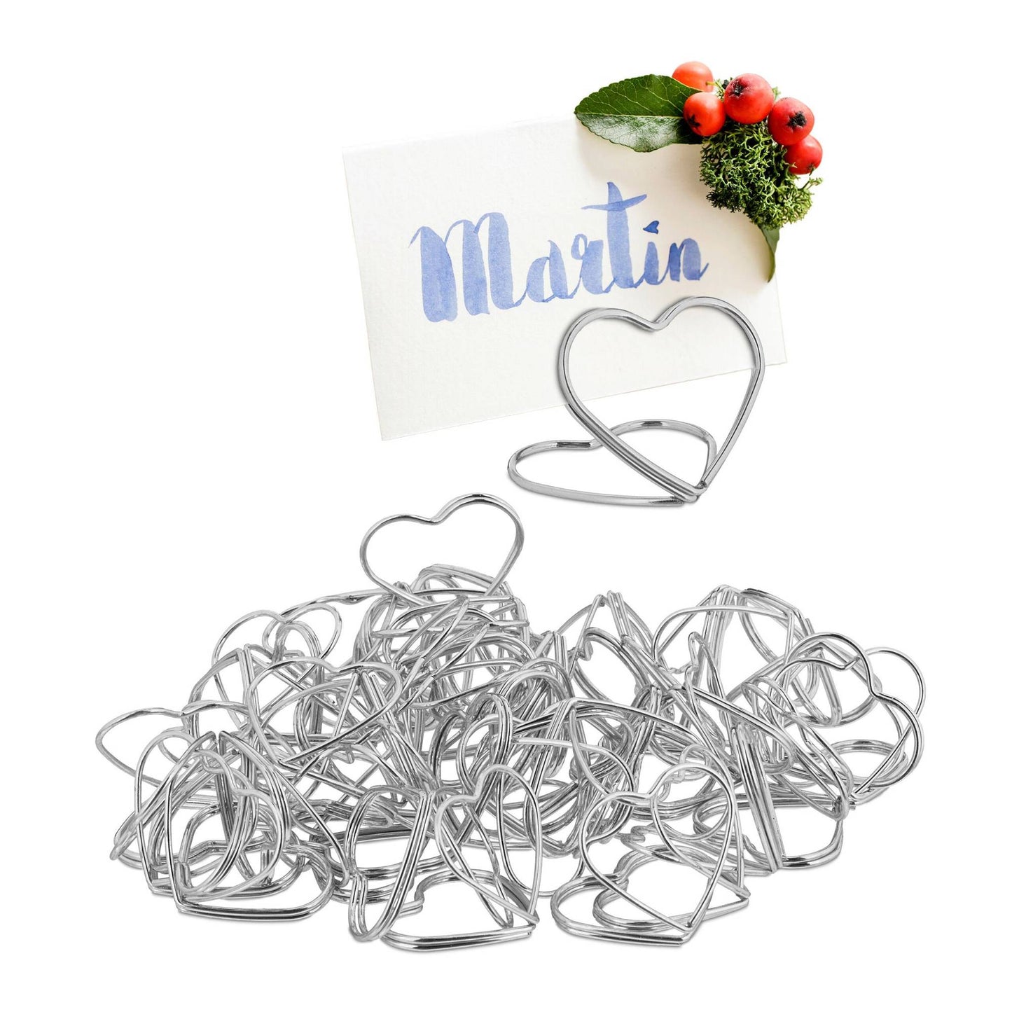Placeholder heart set of 48