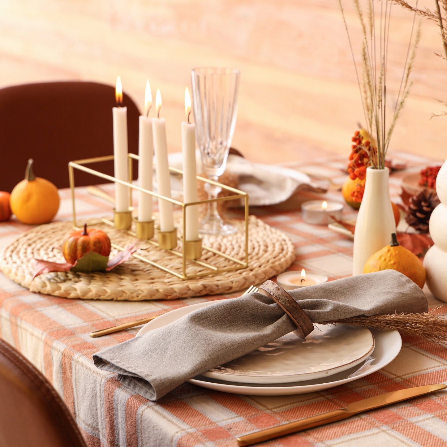 Placemat 6-piece corn straw