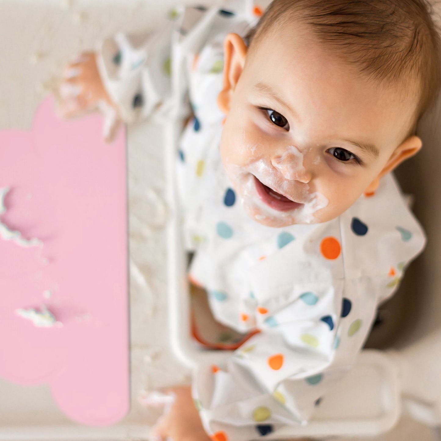 Placemats for children in the form of clouds