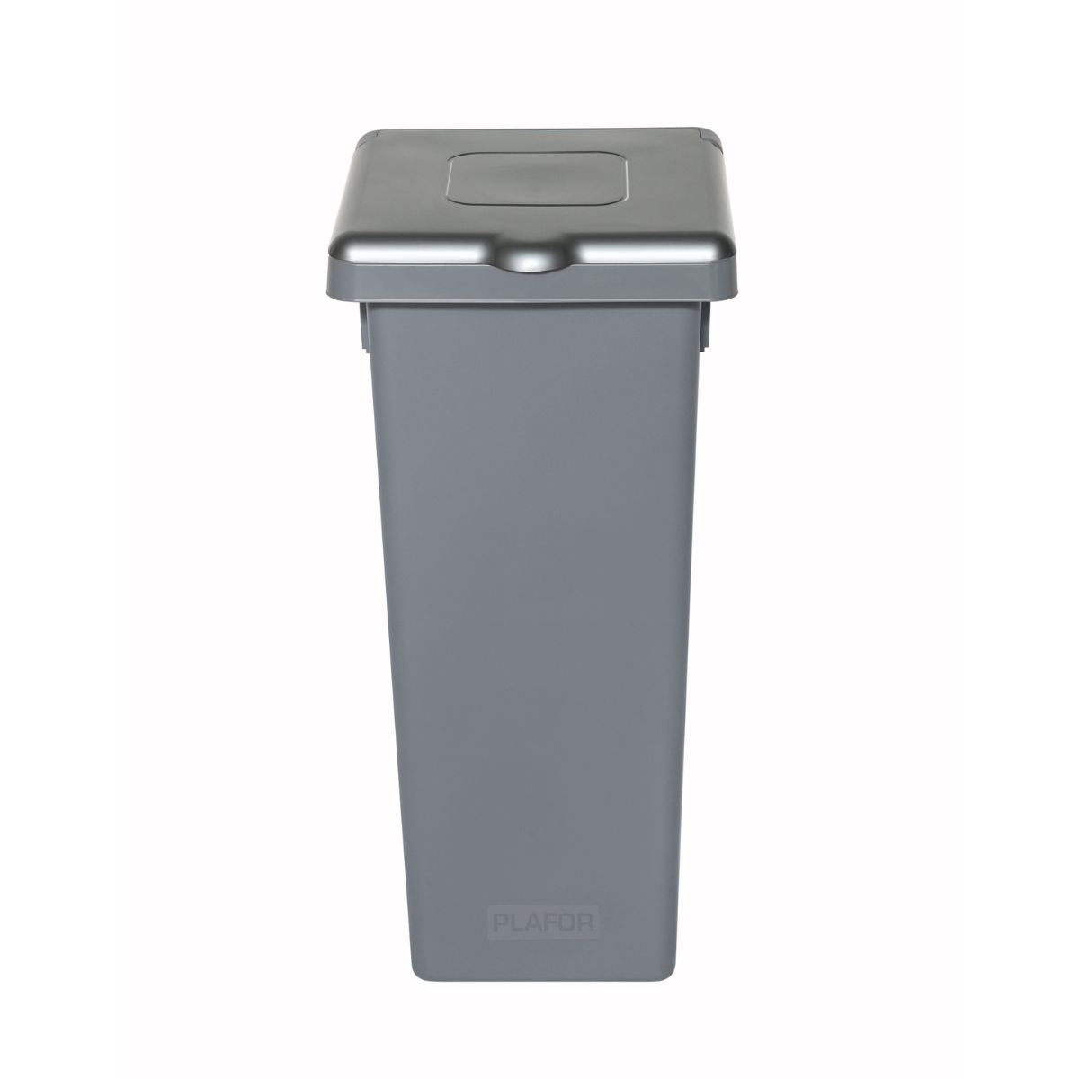 Plafor Fit Bin with Closed Lid 20L - Recycling - Grey/Grey