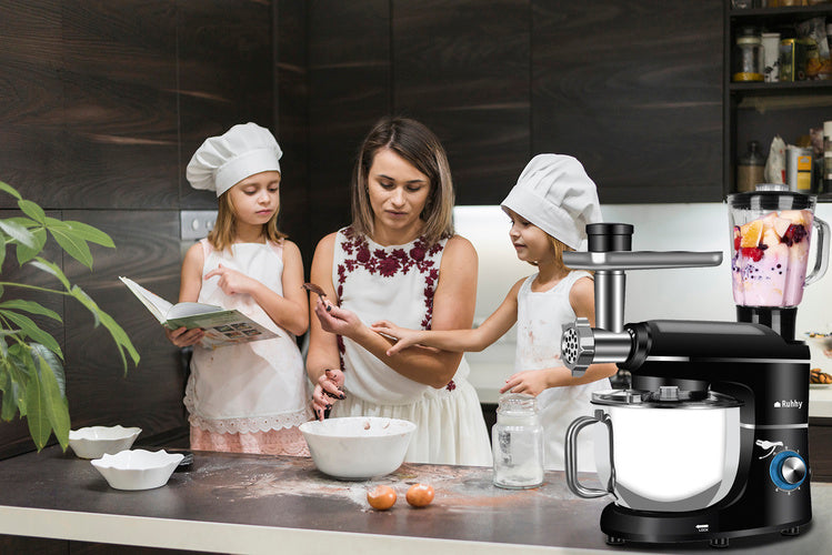 Planetary food processor with a 2200W blender